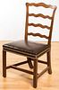 New England Chippendale mahogany dining chair