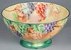Limoges painted porcelain punch bowl