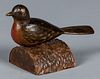 Carved and painted bird, early 20th c.