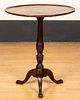 Queen Anne mahogany candlestand, ca. 1765