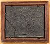 Cast iron stove plate, dated 1769