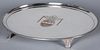 English Sheffield silver plated salver