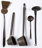 Iron and tin utensils, 19th c.