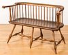 Bench made Windsor love seat