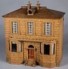 Large two story dollhouse, early 20th c.