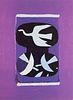   Derrière le Miroir Nr. 144-46: Hommage à Georges Braque. Mit 5 (4 farb., 1 doppelblattgr.) OFarblithographien von Miró, Tal Coat, Ubac, Pallut u. Pi