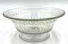 Antique English Cut Crystal Footed Bowl