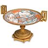 Chinoiserie Bronze Mounted Pedestal Plate