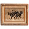 Frederic Remington "Lucid Lines" Painting