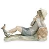 Lladro "Shepherd with Bird" #4730 Porcelain Figurine