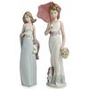 Pair of Lladro Porcelain Figurines