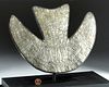 3rd C. Paracas Gold / Silver Avian Crown Finial