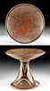 Fine Panamanian Cocle Polychrome Pedestal Plate