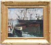 Irving Wiles (1861-1948) "Whaleship, New Bedford"