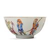 A FAMILLE-ROSE 'FIGURES' BOWL