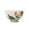 A FAMILLE-ROSE 'ROOSTER AND HEN' BOWL