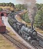 J. Craig Thorpe (B. 1948) "Indiana Locomotive" Oil