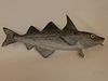 CARVED WOOD FISH PLAQUE