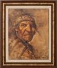 Tony Sandoval "Native American Elder" Oil