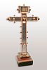 Spanish Colonial, Mexico, Cross with Mirrors, 18th Century