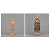 Spanish Colonial, Southeast Asia, Two Saint Figures, 18th-19th Century