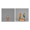 South America, Likely Brazil, Group of Two Santos Figures, Late 19th Century