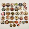 35 Antique Vintage WWI Buttons Pinbacks