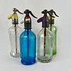 Vintage Bistro Glass Seltzer Bottles