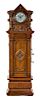 * A German Walnut Musical Triple Disc Eroica Tall Case Clock, Height 85 1/2 inches.