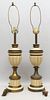 Pair of Stiffel Neoclassical Style Lamps