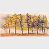 William Thon (1906-2000) : Row of Trees; and Untitled: Three Works