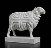 GERARD MAS (1976, San Feliu de Guíxols, Gerona).
"Versaillesca Sheep", 2007.
Carrara marble.