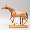 American Wooden Articulated Horse