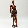 Stained Wood Articulated Mannequin