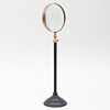 Table Top Library Size Brass and Metal Magnifying Glass