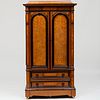 Aesthetic Movement Inlaid Walnut and Ebonized Small Armoire, attributed to Herter Brothers