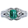 A. Jaffe Emerald & Diamond Ring