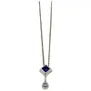 Bright Diamond & Amethyst Necklace