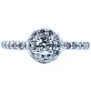 Beautiful Brilliant Diamond Halo Engagement Ring