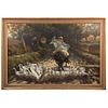 PHILIP RICHARD MORRIS INGLATERRA 1836-1902 LA FIESTA DE SAN MIGUEL (MICHAELMAS) Óleo sobre tela  90 x 140 cm | PHILIP RICHARD MORRIS ENGLAND 1836-1902