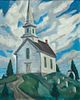 Bertram Hartman - "Church Near Stonington on Deer Isle Maine"