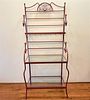Wrought Iron Country French Baker's Rack