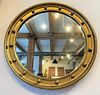 Round Gold Gilt Mirror