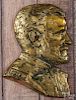 Cast brass plaque of General Ulysses S. Grant
