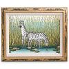 Gustavo Novoa (Chile) Zebras Acrylic Painting