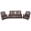 (3Pc) Chinese Mother of Pearl Bench & Chair Set