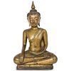 Thai Ayudhya Bronze Shakyamuni Buddha Figure