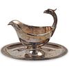 Christofle Silver Plated Figural Sauce Boat