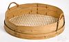 Large Scandinavian sieve basket, 19th c.