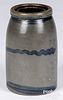 Western Pennsylvania stoneware wax sealer jar